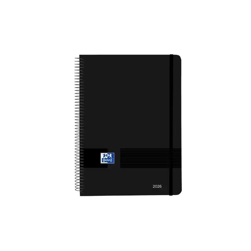 (400201731) OXFORD AGENDA ANUAL LIVE&GO ESPIRAL A5 128H SV NEGRO 2026