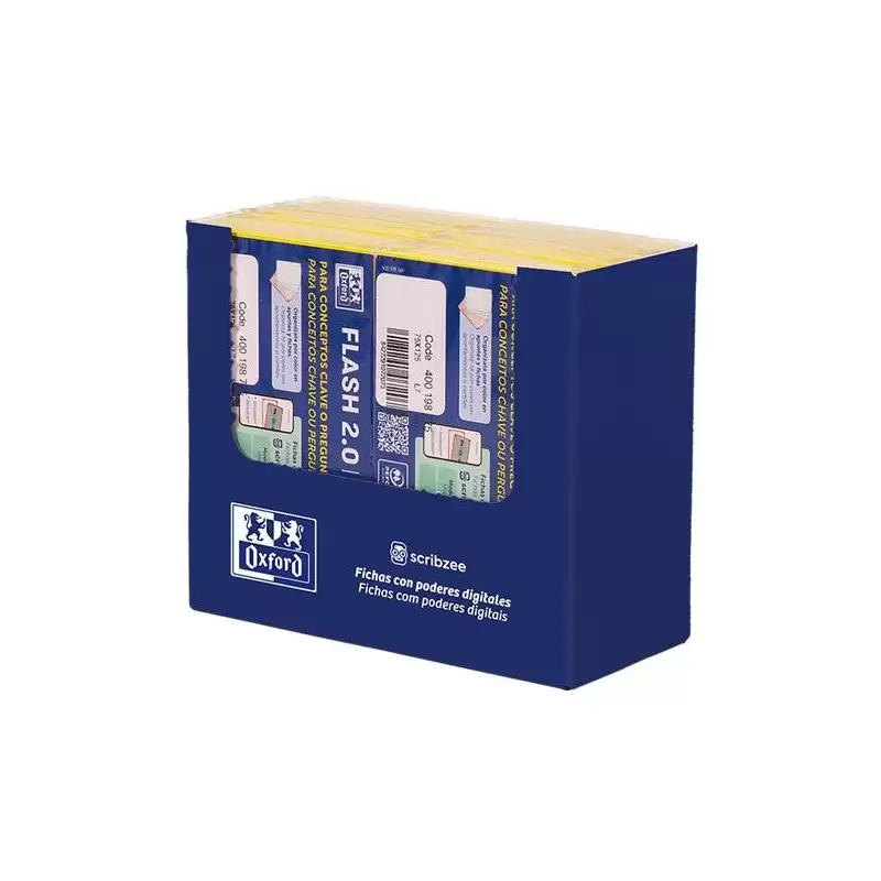 (400206781) OXFORD FLASHCARDS 2.0 PAQUETE A7 30 FICHAS 1 LÍNEA AMARILLO