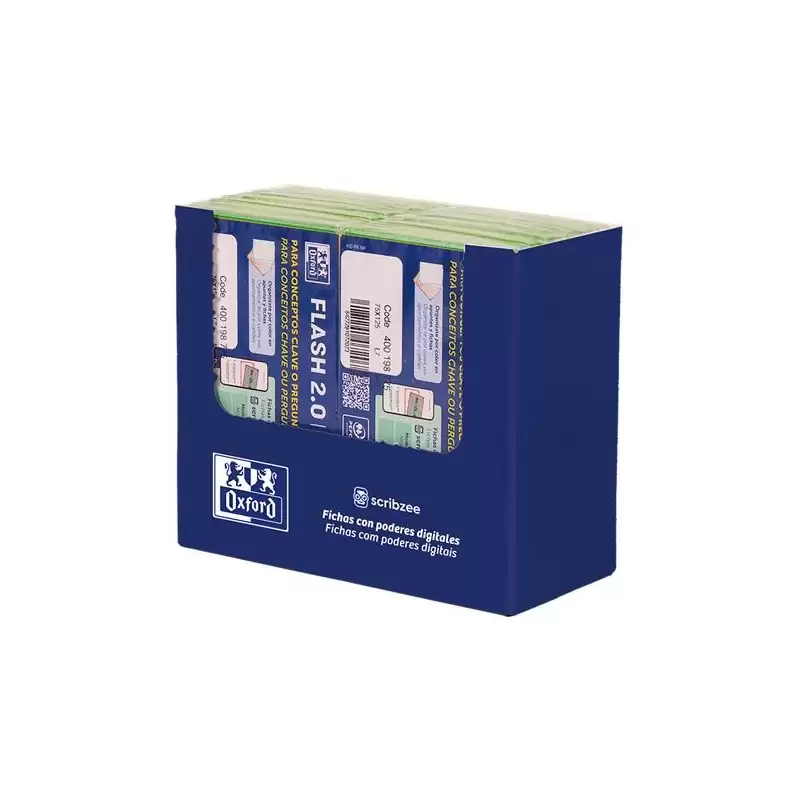 (400206782) OXFORD FLASHCARDS 2.0 PAQUETE A7 30 FICHAS 1 LÍNEA VERDE