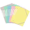 (400117805) OXFORD CARPETA DE GOMAS CON SOLAPAS TOP FILE+ A4 TAPA BLANDA COLORES SURTIDOS PASTEL