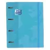 (400127152) OXFORD CARPETA ANILLAS 4X35MM TOUCH EUROPEANBINDER C/RECAMBIO 100H A4+ 5X5 T/EXTRADURA AZUL PASTEL