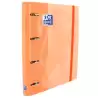 (400132986) OXFORD CARPETA ANILLAS 4 X 35MM CLASSIC EUROPEANBINDER C/RECAMBIO 100H A4+ 5X5 TAPA EXTRADURA MELOCOTÓN