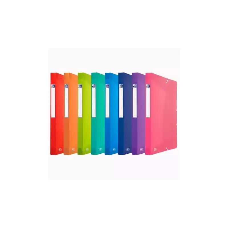 (400146969) OXFORD CARPETA DE PROYECTOS URBAN PP TRANSLÚCIDO LOMO 25MM CON GOMAS A4+ COLORES SURTIDOS