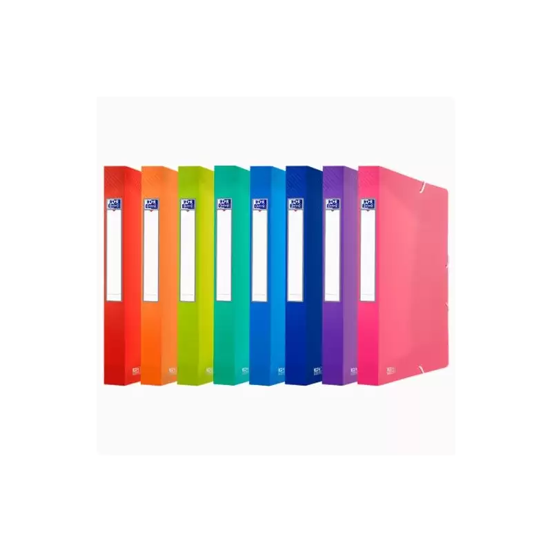 (400146995) OXFORD CARPETA DE PROYECTOS URBAN PP TRANSLÚCIDO LOMO 40MM CON GOMAS A4+ COLORES SURTIDOS