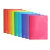 (400147013) OXFORD CARPETA CON 30 FUNDAS CRISTAL ESPIRAL CON GOMAS URBAN PP COLORES SURTIDOS A4