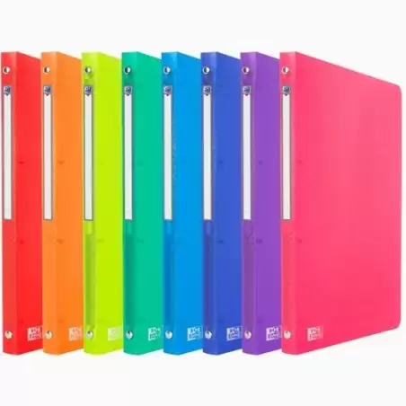 (400147042) OXFORD CARPETA DE ANILLAS 4X15 URBAN PP A4 COLORES SURTIDOS TRANSLÚCIDOS