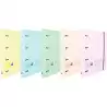 (400174550) OXFORD CARPETA ANILLAS EBINDER 4X25MM LIVE&GO POLYFOAM C/RECAMBIO A5+ DOTS PASTEL