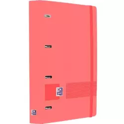 (400195367) OXFORD EUROPEANBINDER LIVE&GO CARPETA ANILLAS 4X35 A4+ C/RECAMBIO 5X5 WRITE&ERASE POLYFOAM SANDÍA