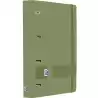 (400195520) OXFORD EUROPEANBINDER LIVE&GO CARPETA ANILLAS 4X35 A4+ C/RECAMBIO 5X5 WRITE&ERASE POLYFOAM VERDE SAFARI