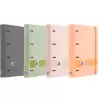 (400195804) OXFORD EUROPEANBINDER BOREAL CARPETA 4 ANILLAS 4X35 A4+ C/RECAMBIO 5X5 T/PLÁSTICO ATERCIOPELADO C/SURTIDOS