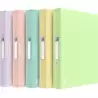 (400205732) OXFORD CARPETA DE ANILLAS 2X30 URBAN A4 LOMO 40MM PP TRANSLÚCIDO C/SURTIDOS PASTEL