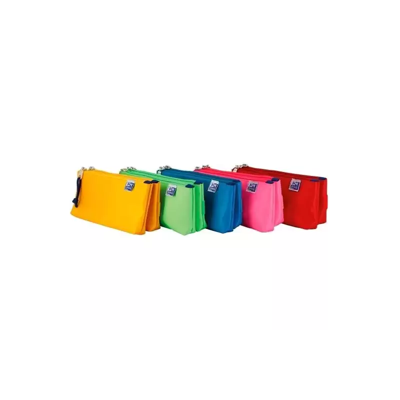 (400150285) OXFORD KANGOO KIDS ESTUCHE PORTATODO DOBLE POLIÉSTER COLORES SURTIDOS