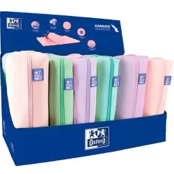 (400161681) OXFORD ESTUCHES LIVE&GO RECTANGULAR MEDIANO/CUADRADO PEQUEÑO/CUADRADO GRANDE EXPOSITOR DE 22 C/SURTIDOS