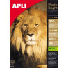 (04137) APLI PAPEL FOTOGRÁFICO PROFESIONAL PHOTO BRIGHT A4 240GR INKJET PAQUETE 60H BLANCO BRILLO