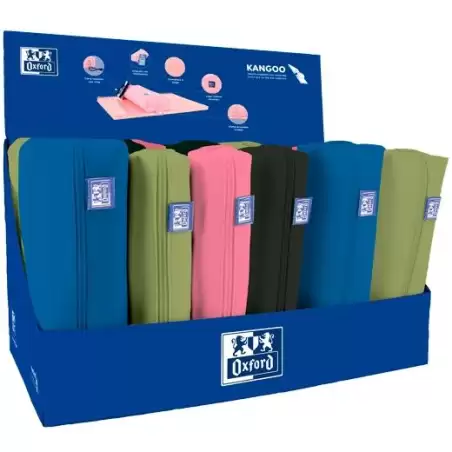 (400207823) OXFORD ESTUCHES KANGOO RTS LIVE&GO COLORES SURTIDOS VIVOS EXPOSITOR 22 UD