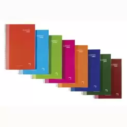 (16478) PACSA CUADERNO PREMIUM EXTRA 80H FOLIO 90GR 4X4MM C/M T/EXTRADURA PACK 4 UD C/SURTIDOS