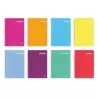 (16955) PACSA CUADERNO POLIPAC 80H FOLIO 70GR 1 LINEA TAPAS PP PACK 5 UD COLORES SURTIDOS