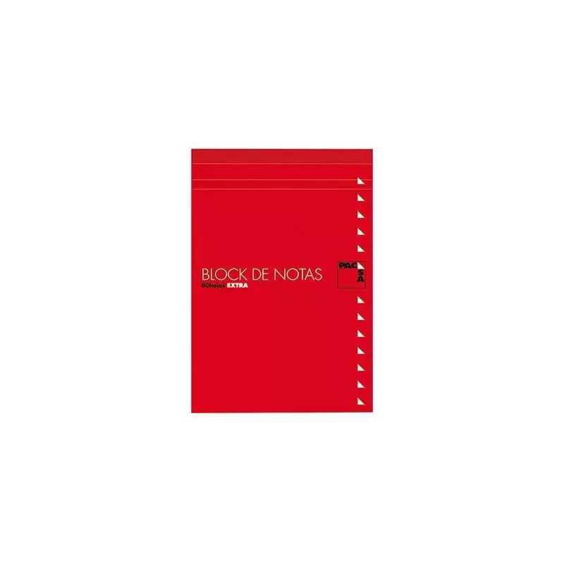 (18900) PACSA BLOC NOTAS 80H TREPADAS FOLIO 4X4 CON TAPA -10U-