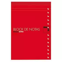(18902) PACSA BLOC NOTAS 80H TREPADAS FOLIO LISO CON TAPA -10U-