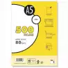 (22003) PACSA PAQUETE PAPEL EXTRA 500H A5 80GR LISO SIN TALADROS BLANCO