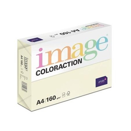 (382084) IMAGE PAPEL REPROGRÁFICO COLORACTION DIN A4 160GR PAQUETE 250H CREMA