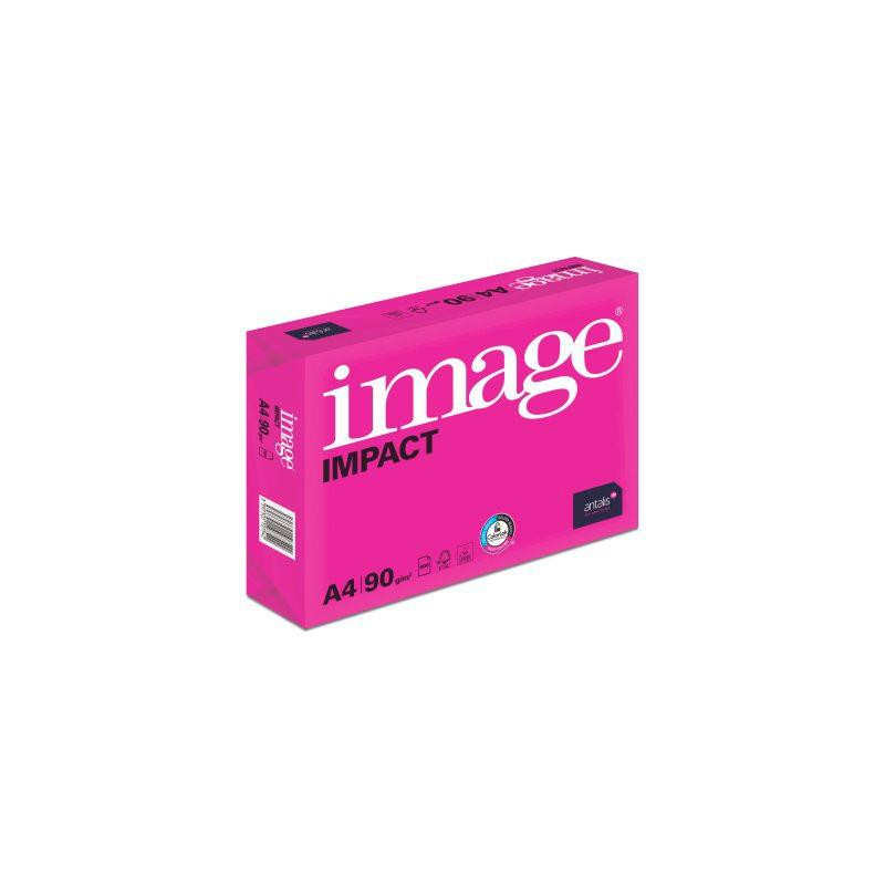 (433668) IMAGE PAPEL IMPACT DIN A4 90GR PAQUETE 500H BLANCO