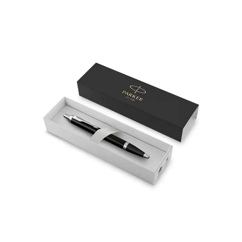 (1931665) PARKER BOLÍGRAFO IM BLACK CHROME TRIM BALLPOINT PUNTA MEDIA TINTA AZUL