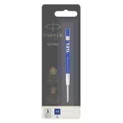 (1950346) PARKER RECAMBIO BOLIGRAFO QUINK FLOW GEL AZUL PUNTA MEDIA BLISTER
