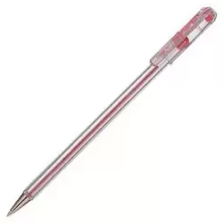 (BK77-Pentel-B) PENTEL BOLÍGRAFO SUPERB BK77 ROJO CAJA 12 UD