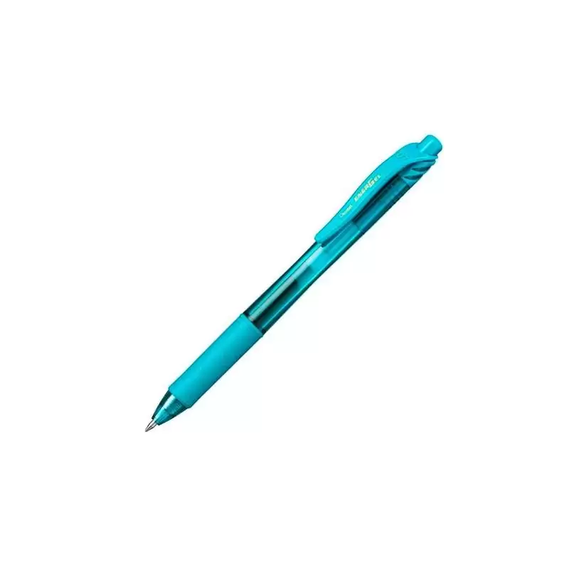(BL107-SX) PENTEL BOLÍGRAFO ENERGEL RETRÁCTIL PUNTA 0.7MM AZUL CLARO CAJA 12 UD