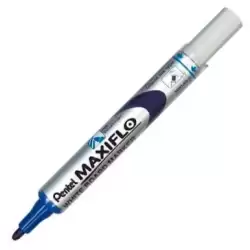 (MWL5S-Pentel-C) PENTEL MARCADOR PIZARRA BLANCA MAXIFLO MWL-5S AZUL CAJA 12 UD