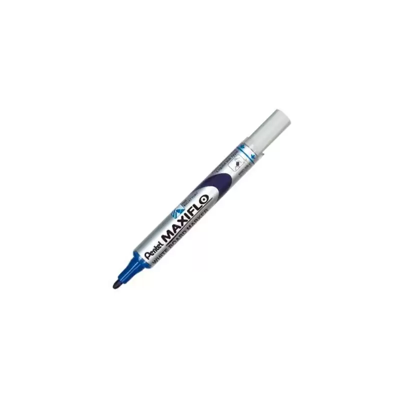 (MWL5S-Pentel-C) PENTEL MARCADOR PIZARRA BLANCA MAXIFLO MWL-5S AZUL CAJA 12 UD
