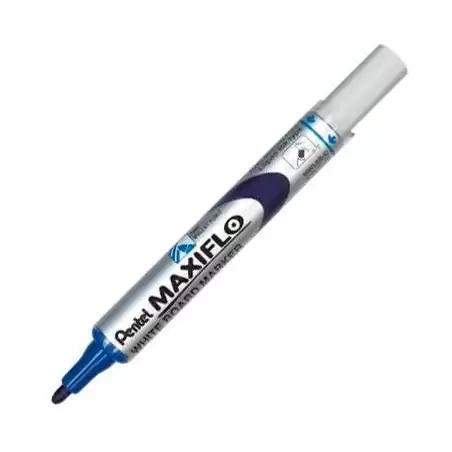 (MWL5S-Pentel-C) PENTEL MARCADOR PIZARRA BLANCA MAXIFLO MWL-5S AZUL CAJA 12 UD