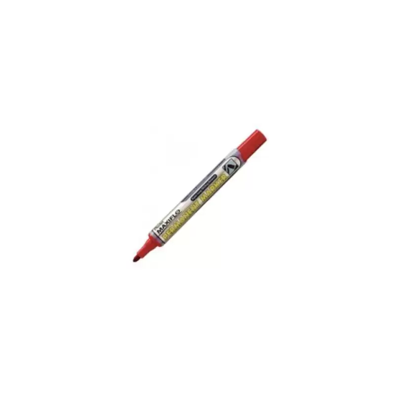 (NLF50-BO) PENTEL MAXIFLO NLF50 ROTULADOR PERMANENTE PUNTA BALA ROJO