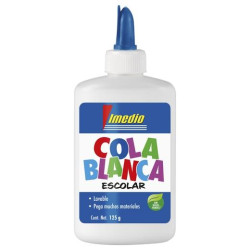 (7001592) IMEDIO COLA BLANCA ESCOLAR BOTE 125GR NUEVO DISEÑO