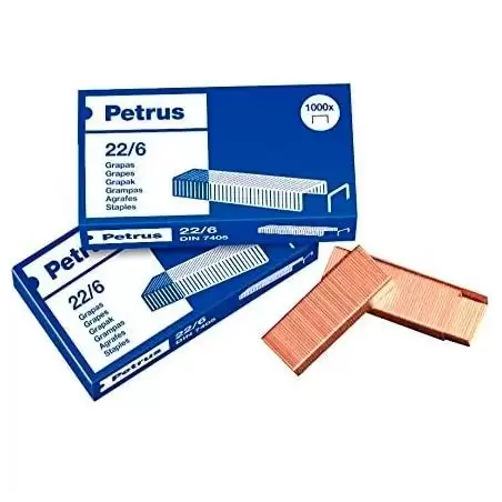 (55721) PETRUS GRAPAS 22/6 COBREADAS -CAJA DE 1000-