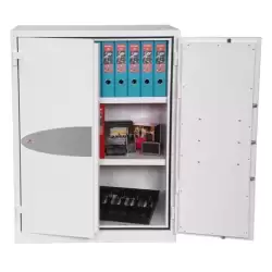(FS1512E S2) PHOENIX ARMARIO DE SEGURIDAD IGNIFUGO FIRE RANGER 1225X930X520MM 359L CERRADURA ELECTRÓNICA BLANCO