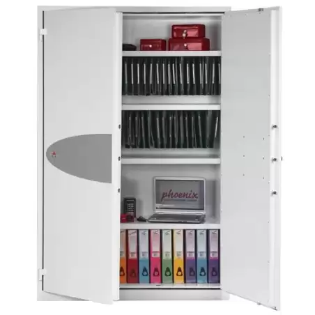 (FS1514E S2) PHOENIX ARMARIO DE SEGURIDAD IGNIFUGO FIRE RANGER 1950X1250X520MM 851L CERRADURA ELECTRÓNICA BLANCO