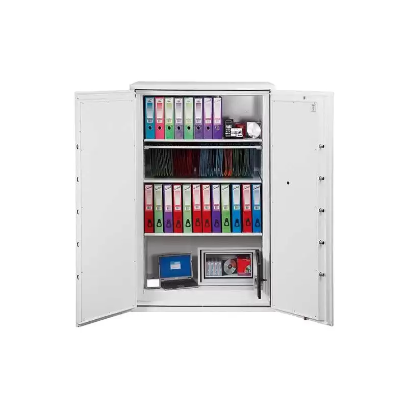 (FS1914E) PHOENIX ARMARIO DE SEGURIDAD IGNIFUGO FIRE COMMANDER 1685X1125X650MM 626L CERRADURA ELECTRÓNICA BLANCO