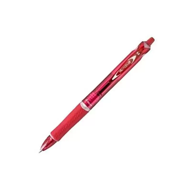 (BAB-15M-R-BG) PILOT BOLÍGRAFO ACROBALL PUNTA MEDIA RETRÁCTIL ROJO