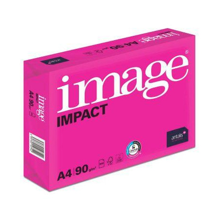 (433668) IMAGE PAPEL IMPACT DIN A4 90GR PAQUETE 500H BLANCO