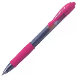 (BL-G2-7-P) PILOT BOLÍGRAFO TINTA DE GEL AZUL G-2 RETRÁCTIL 0.7 ROSA
