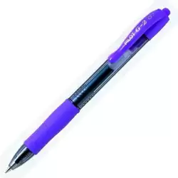 (BL-G2-7-V) PILOT BOLÍGRAFO TINTA DE GEL AZUL G-2 RETRÁCTIL 0.7 VIOLETA