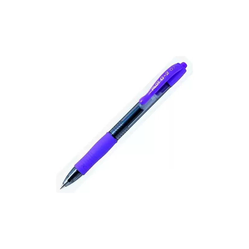 (BL-G2-7-V) PILOT BOLÍGRAFO TINTA DE GEL AZUL G-2 RETRÁCTIL 0.7 VIOLETA