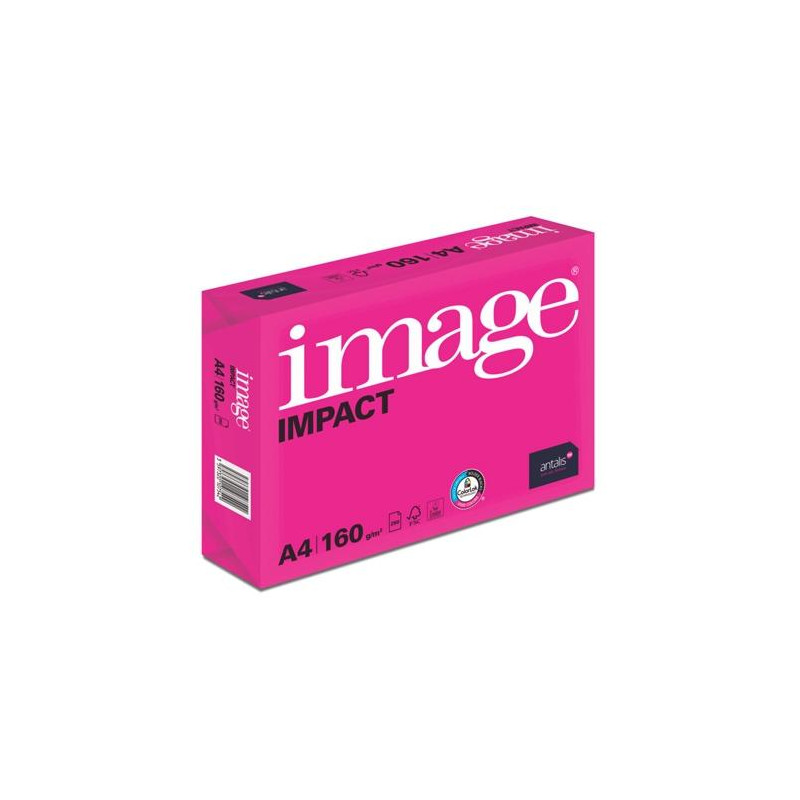 (433718) IMAGE PAPEL IMPACT DIN A4 160GR PAQUETE 250H BLANCO