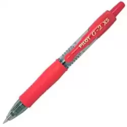 (BL-G2-XS-7-R) PILOT ROLLER TINTA DE GEL G2 XS PIXIE RETRÁCTIL 0.7 ROJO
