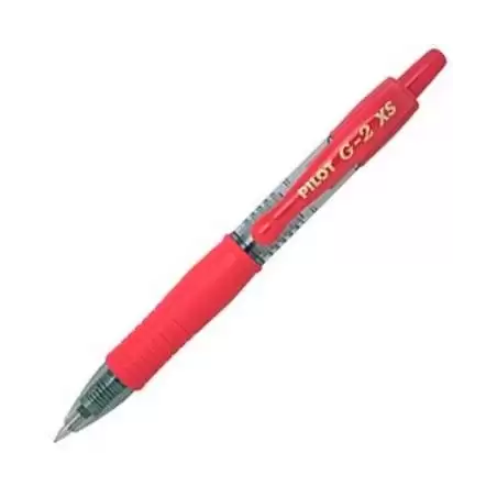 (BL-G2-XS-7-R) PILOT ROLLER TINTA DE GEL G2 XS PIXIE RETRÁCTIL 0.7 ROJO