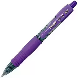(BL-G2-XS-7-V) PILOT ROLLER TINTA DE GEL G2 PIXIE XS RETRÁCTIL 0.7 VIOLETA