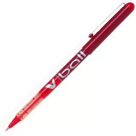 (BL-VB5-R) PILOT ROLLER TINTA LÍQUIDA V-BALL 05 ROJO