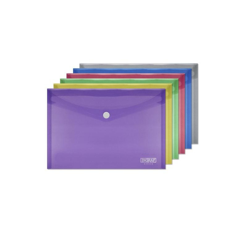 (322881) INGRAF SOBRE PORTADOCUMENTOS CON BROCHE A5 COLORES SURTIDOS